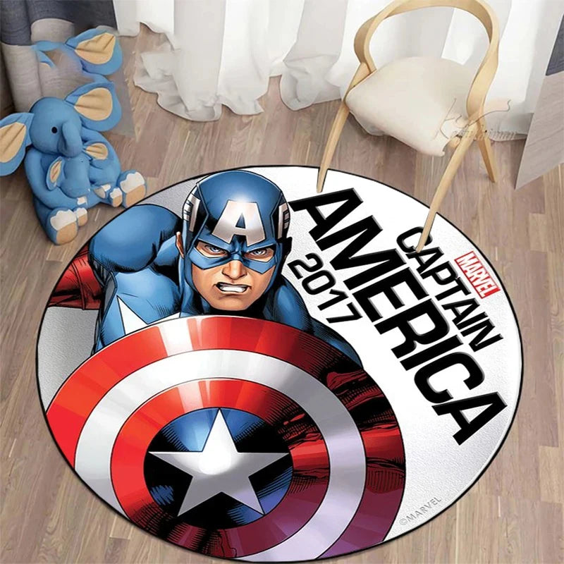 MINISO Marvel Iron Man & Spider-Man Round Carpet - Image 11