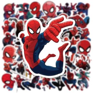 10/50PCS Disney Super Hero Spider-Man Stickers