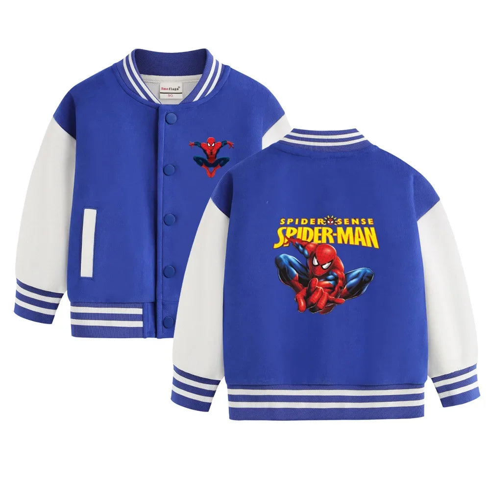 Spider-Man Print Kids Baseball Jersey - Image 39
