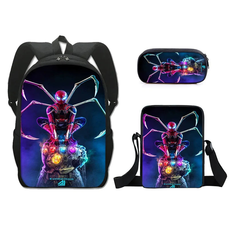 3pcs Spider-Man School Bag Set - Image 13