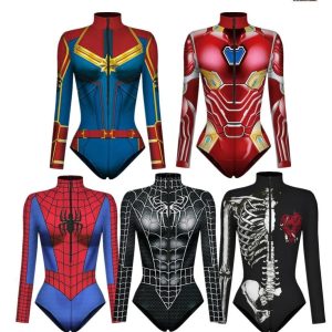 Spider-Man Captain Superhero Swimsuit