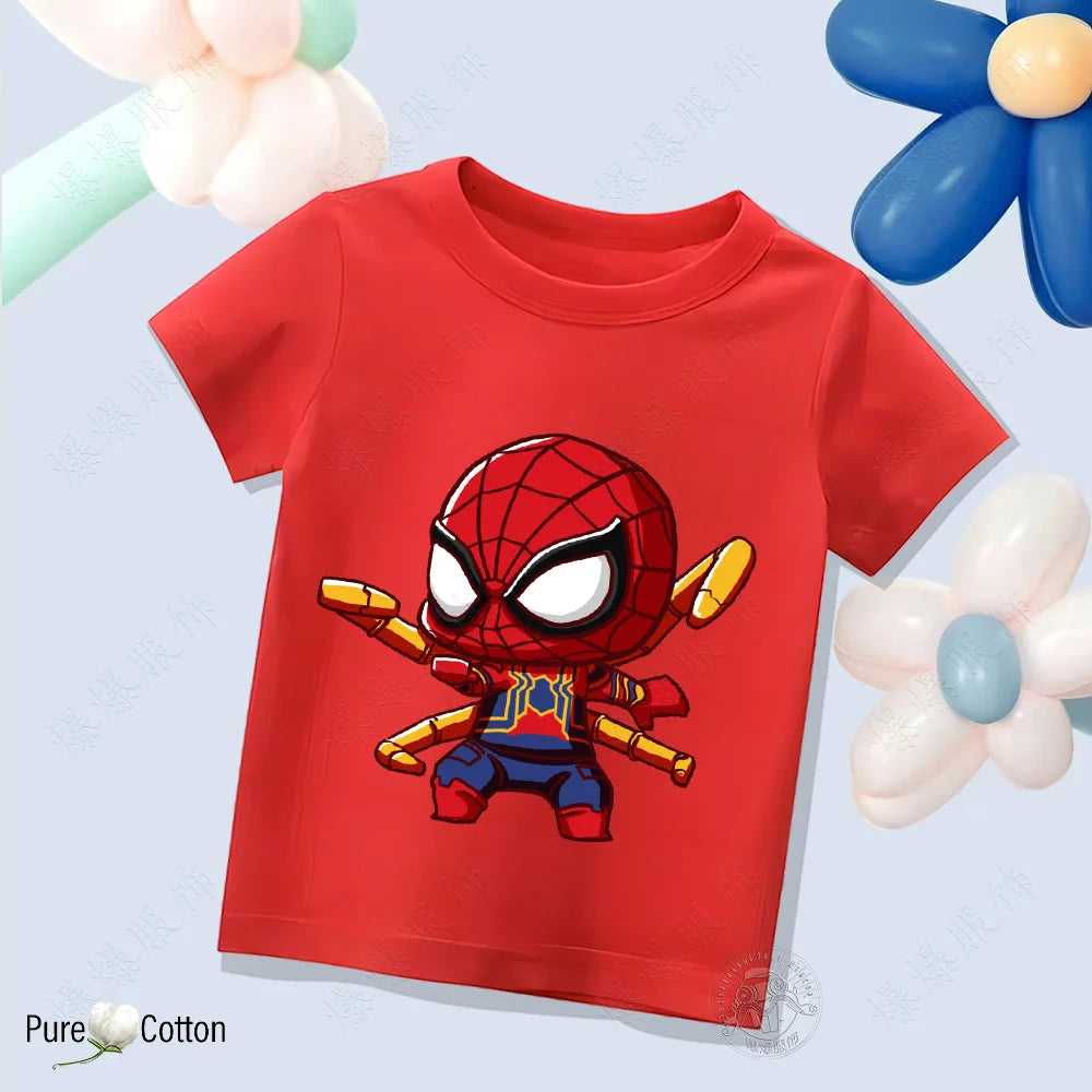 Children’s Pure Cotton Spider-Man T-Shirt - Image 18