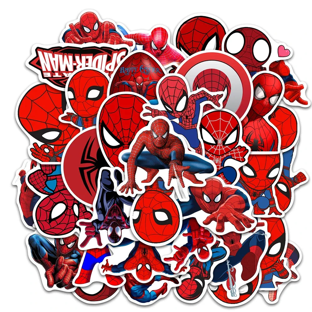 Cartoon Spider-Man Stickers - Image 7