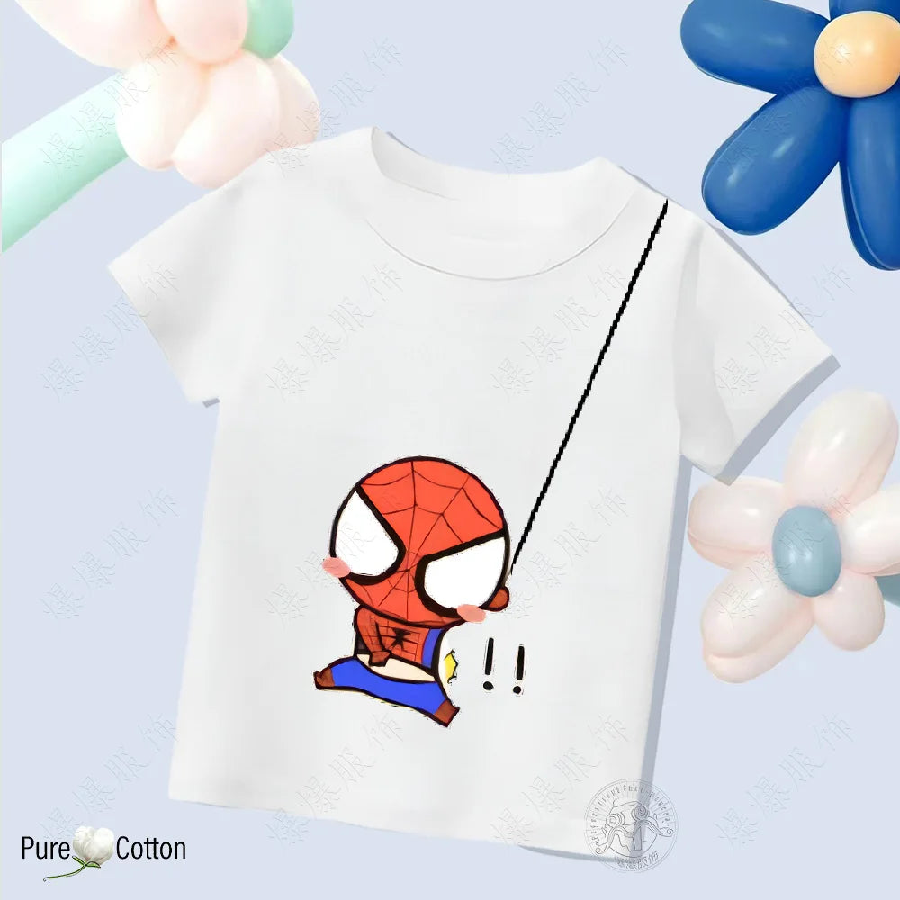 Children’s Pure Cotton Spider-Man T-Shirt - Image 19