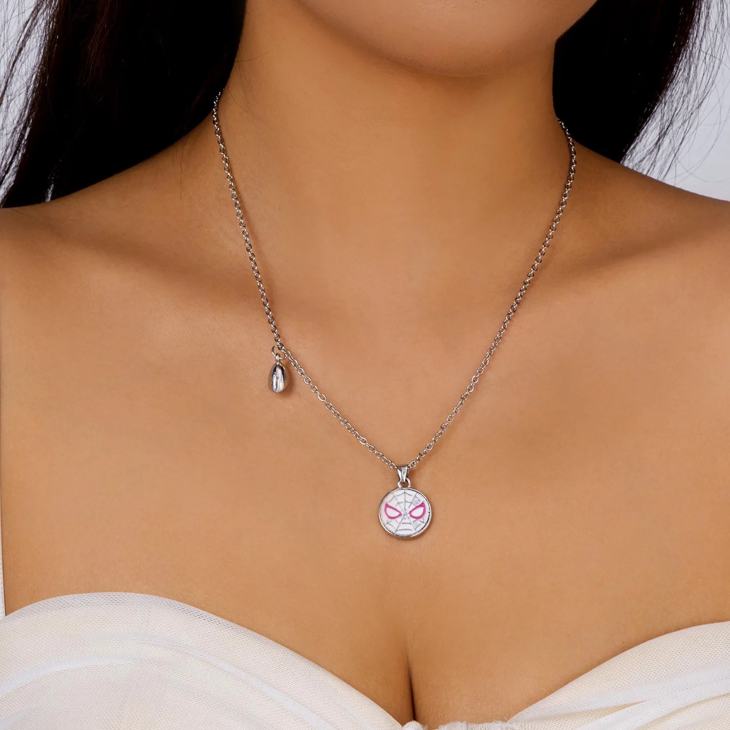 2pcs Marvel Superhero Spider-Man Necklace Set - Image 6