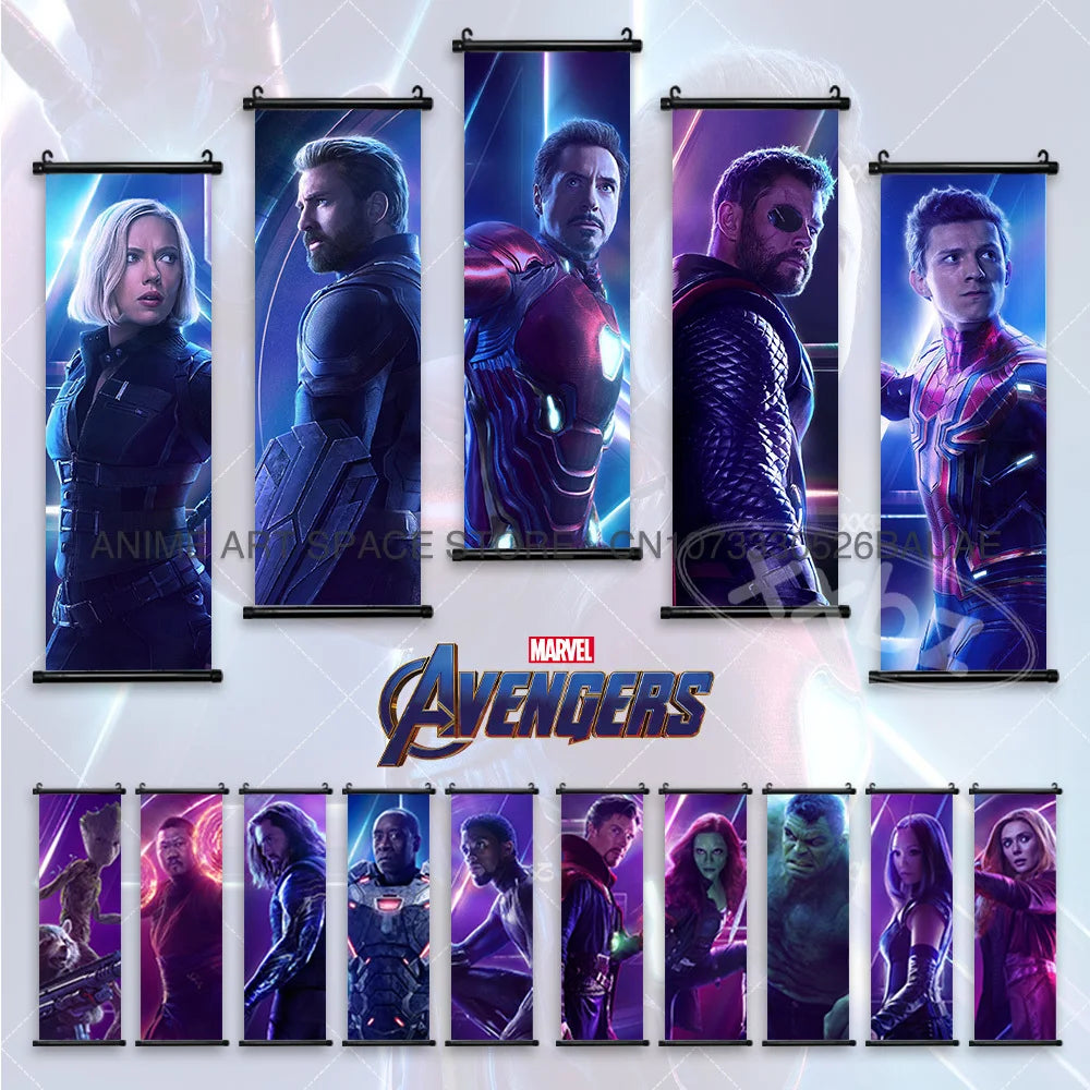 Marvel Avengers Scroll Poster