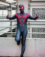 Adults Miles Morales PS5 Spider-Man Cosplay Costume