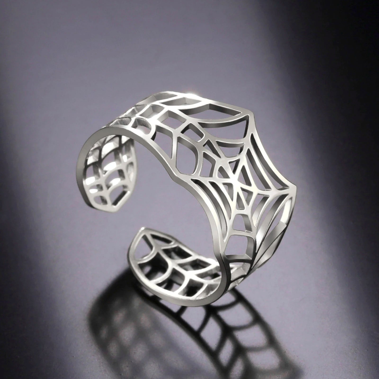 Skyrim Punk Spider Web Ring