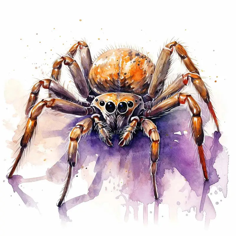 Watercolor Spider Wall Stickers - Image 16