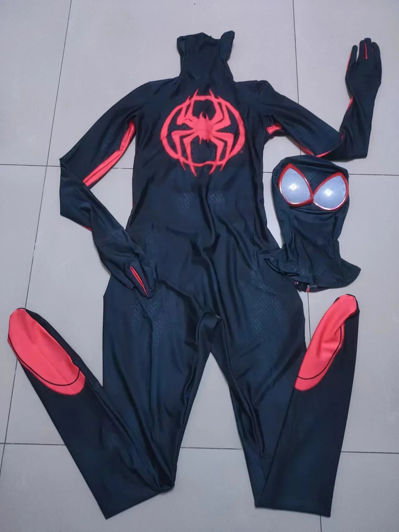 Across the Spider-Verse Miles Morales Cosplay Costume - Image 5