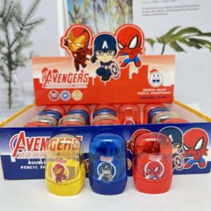 20pcs Spider-Man Double Hole Pencil Sharpener