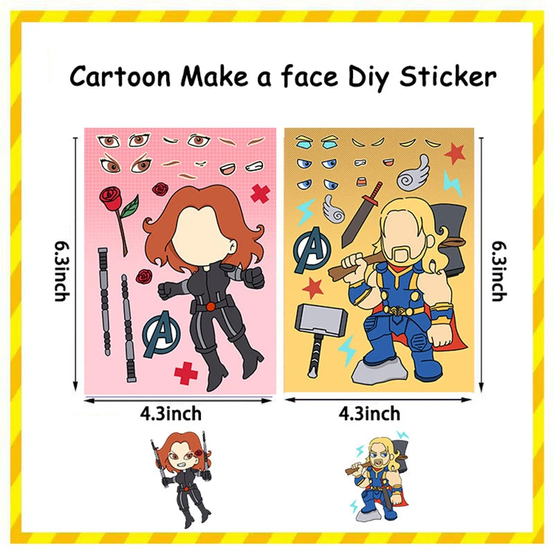 8 Sheets Disney Marvel Spider-Man & Iron Man Stickers - Image 6