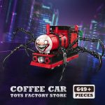 649Pcs Spider Train Model