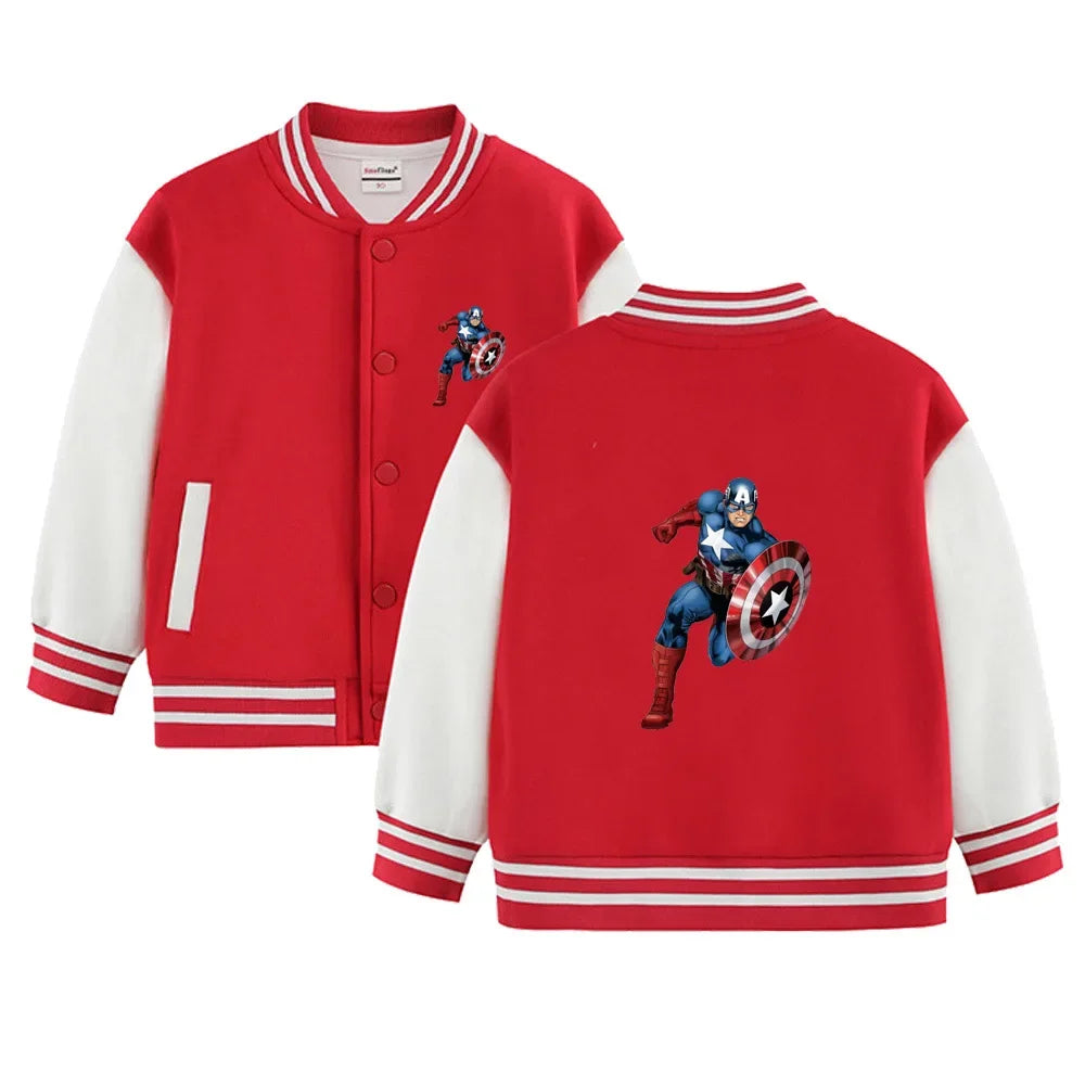 Spider-Man Print Kids Baseball Jersey - Image 36